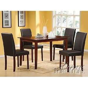    Acme Furniture Cherry Finish Dining Table 14190: Home & Kitchen