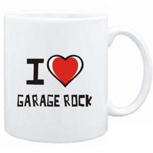  Mug White I love Garage Rock  Music