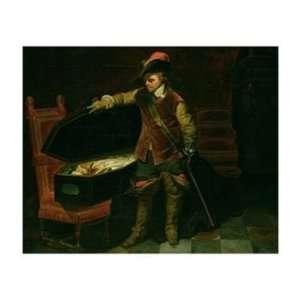  Oliver Cromwell (1599 1658) with the Coffin of Charles I 