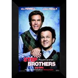 Step Brothers FRAMED Movie Poster Will Ferrell, Reilly 