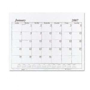   One Color Monthly Desk Pad Calendar Refill, 22w x 17h: Office Products