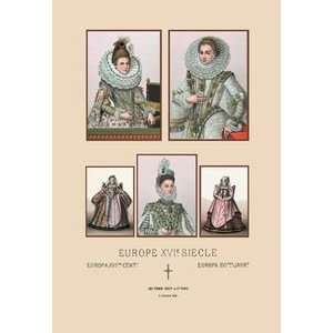   European Aristocracy, Sixteenth Century #1   Paper Poster (18.75 x 28