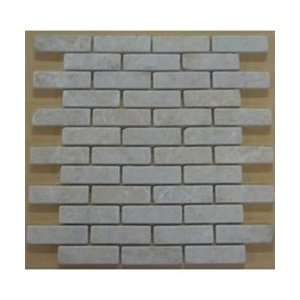  4x4 sample of 1 x 3 Brick Pattern Bottocino Beige Marble 