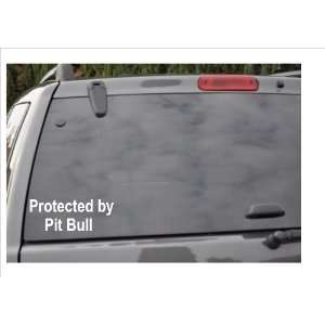  PROTECTED BY PIT BULL  window decal: Everything Else