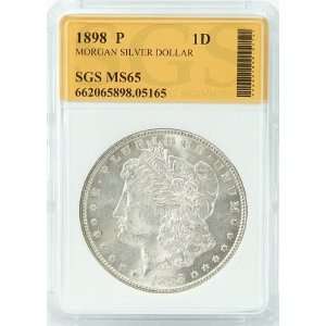  1898 P MS65 Morgan Silver Dollar Graded by SGS: Everything 