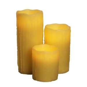  Melting Wax LED Candles   Set of Three: Home Improvement