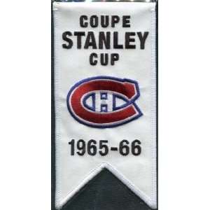   Mini Banners #14 Coupe Stanley Cup 1965 66: Sports Collectibles