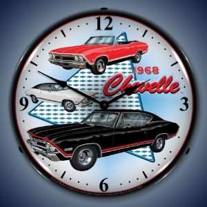 1968 Chevelle Backlit Clock