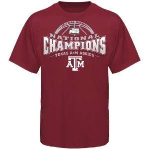   Basketball National Champions Dislocate T shirt   Maroon (X Large