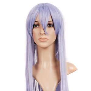  Light Purple Long Length Anime Cosplay Costume Wig: Toys 
