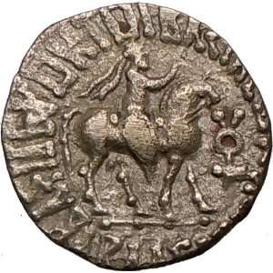 GONDOPHARES Biblical Magi Gaspar on Horseback 40BC Ancient Silver 