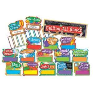   Hands on Management Job Chart Mini Bulletin Board Sets: Toys & Games