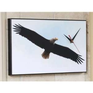  Souring Bald Eagle Wall Clock: Home & Kitchen