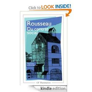 Du contrat social (French Edition): Jean Jacques Rousseau:  