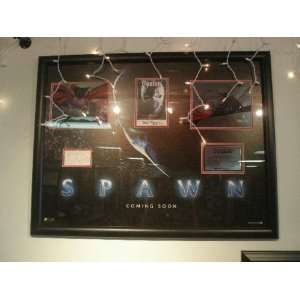    Spawn Autographed Display with HBO Animation Cels 