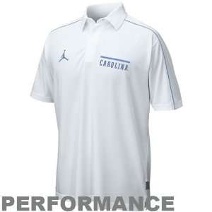   Tar Heels (UNC) White Practice Performance Polo