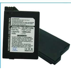  1200mAh Li ion Battery For Sony PSP 2th, Silm, Lite, PSP 