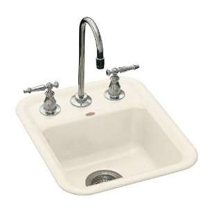 Kohler K 6560 3 47 Aperitif Self Rimming Entertainment Sink with Three 