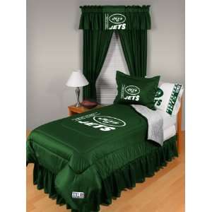  New York Jets NFL Full Size Locker Room Bedroom Set 