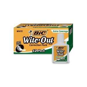  Wite Out Extra Coverage Correction Fluid, 20 ml Bottle 