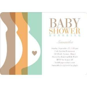 Tummy Love Baby Shower Invitations