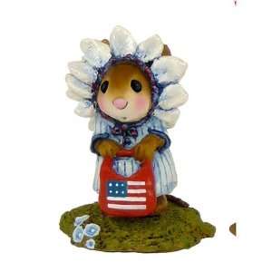  Wee Forest Folk Mouse Daisy Dress Up Patriotic 4th of July 
