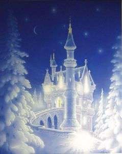 Cinderella Snow Castle Limited Edition SIGNED Souders  