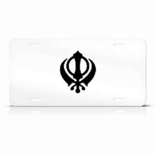 SIKHISM SIKH GURUS RELIGIOUS METAL LICENSE PLATE WALL SIGN TAG  