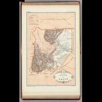 1888 maps ANTIQUE ARGENTINA ATLAS Erhard Hermanos A36  