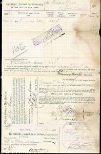 THEODORE ROOSEVELT   DOCUMENT SIGNED 05/05/1896  