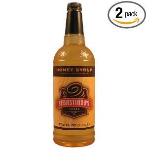 Sebastianos Honey Syrup, 37.2 Ounce Grocery & Gourmet Food