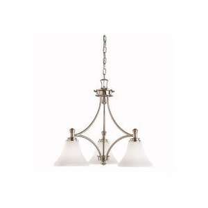   Collection 3 Light 21ö Brushed Nickel Finish Mini Chandelier 3821 NI
