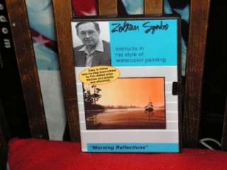 NEW DVD Zoltan Szabo Morning Reflections Watercolors  