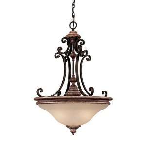   Ceiling Pendants 3865 3 Light Pendant Iron Umber