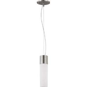 Nuvo Lighting 60 3951 Link ES   1 Light Tube Pendant with White Glass 