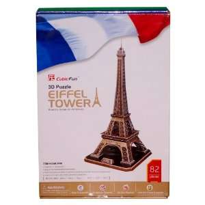  3D Eiffel Tower Large Puzzle Toys & Games