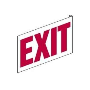  Exit & Entrance Projection Safety Signs, (8 x 12 x 1 1/2 
