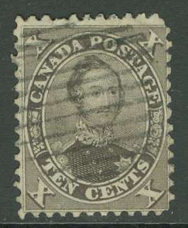 CANADA : 1859 64. Unitrade #17b Used, Very Fine with nice brown shade 
