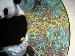 Charles Frace Loveables CHINA TREASURE Panda Bear Plate  