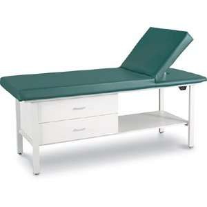   backment table with drawers, color royal blue