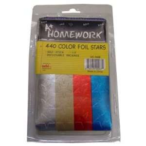    Foil Stars   440 assorted colors Case Pack 48: Sports & Outdoors