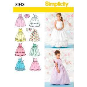  Simplicity Sewing Pattern 3943 Child Special Occasion 