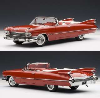AUTOART 70401 1:18 CADILLAC CONVERTIBLE SERIES 62 RED DIECAST MODEL 