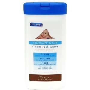  The First Years Cooling Diaper Rash Wipes, 25 wipes 