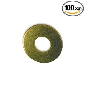 4X9/32 Outer Diameter Brass Flat Washer (100 count):  