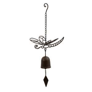  Brown Iron Dragonfly Outdoor Wind Chime