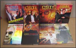 CSI: Miami Complete Seasons (1 6) & 8, 9 DVD Sealed Brand New No 