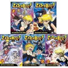 Zatch Bell Vol 9 10 11 12 13 Complete Series Part 3   New 5 DVD Set No 