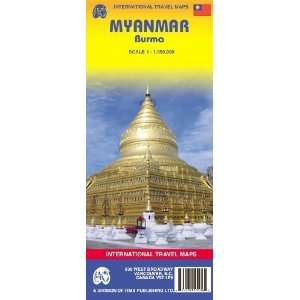  Myanmar (Burma) 11,350,000 [Map] ITM Canada Books