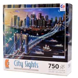  City Sights Puzzle New York Toys & Games
